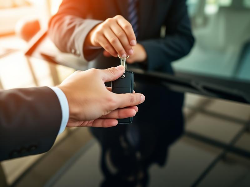 Car keys handoff — selling your car made easy